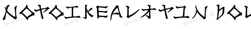 NotoIKEALatin Bold字体转换